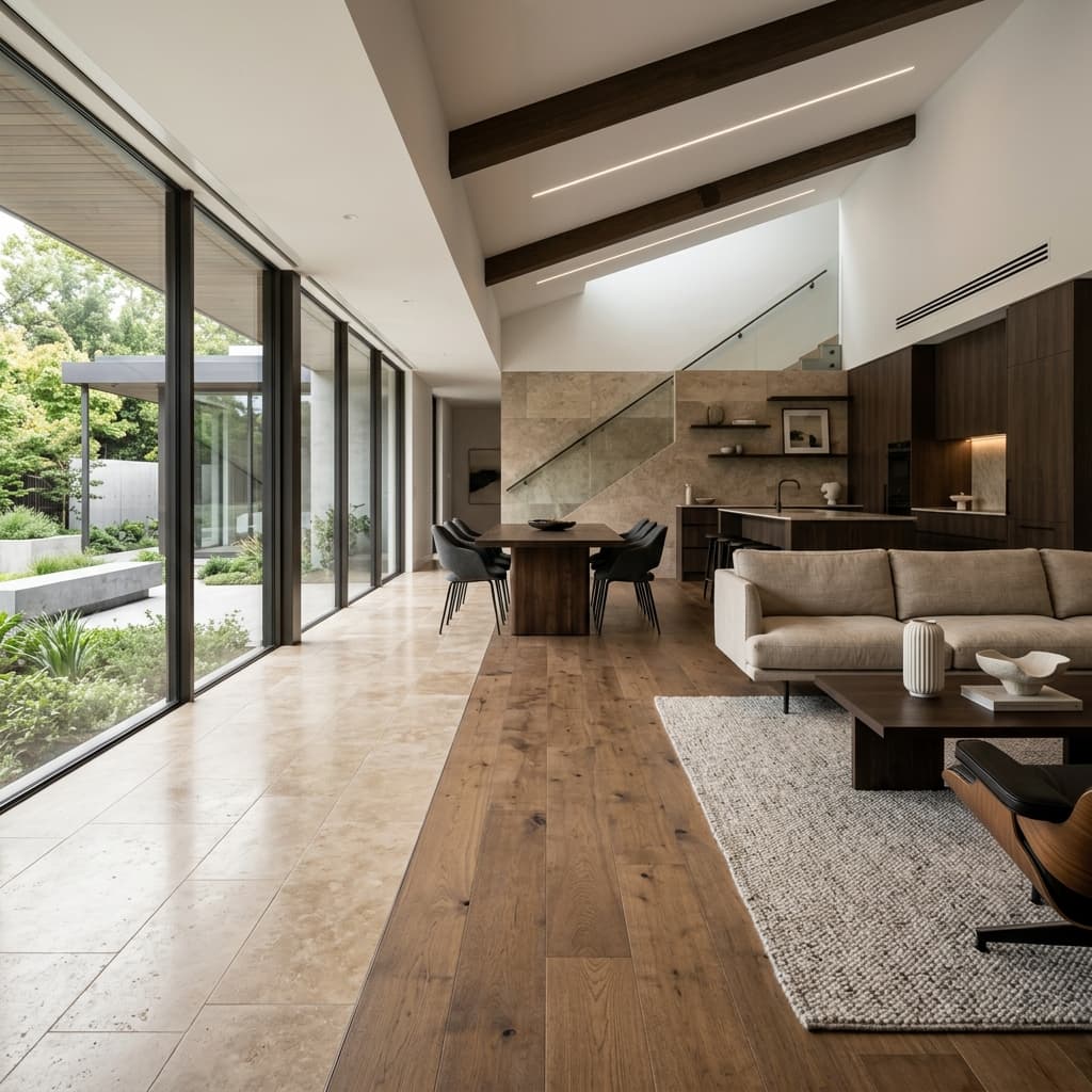Warm Grey SPC Indoor Floor